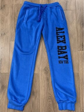 Ragwear Alex Bay New York Blue Jogger Sweatpants Medium